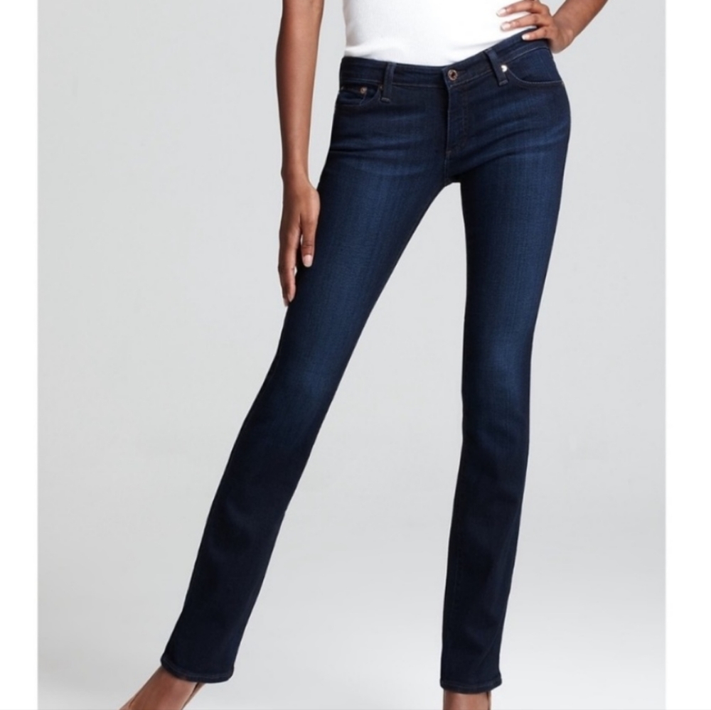 AG The Ballad Slim Boot Cut Dark Wash Jeans